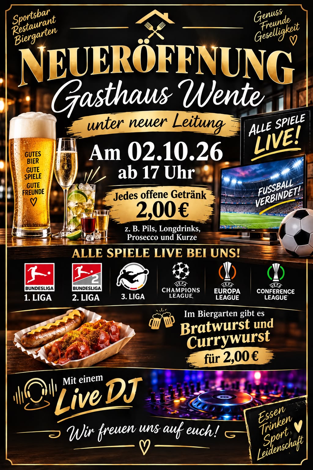 Gasthaus Wente Neueröffnung